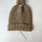 Bonnet à pompon Bickley + Mitchell unisexe beige chiné taille TU — vue 4