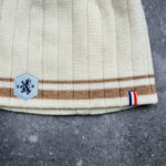 Bonnet à pompon Blanc Bonnet unisexe écru taille TU — vue 3