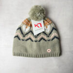 Bonnet à pompon Kari Traa Sunday Beanie femme vert sauge taille TU — vue 2