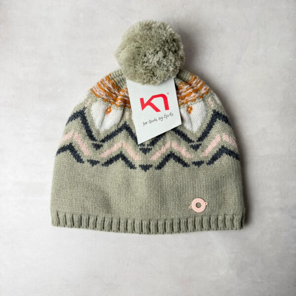 Bonnet à pompon Kari Traa Sunday Beanie femme vert sauge taille TU — vue 2