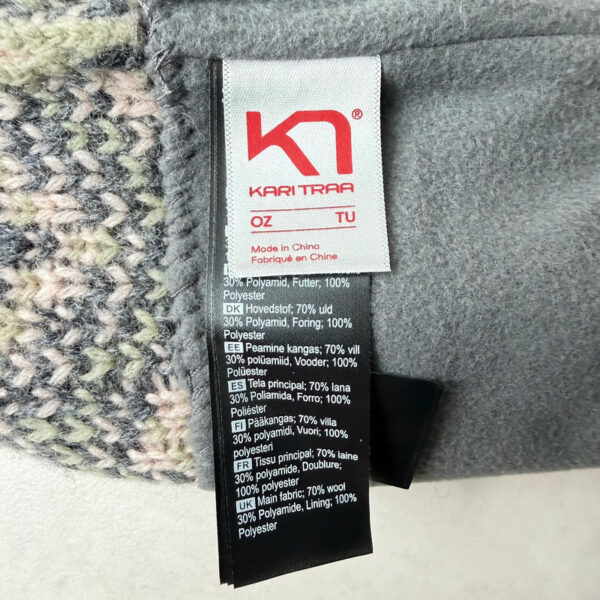 Bonnet à pompon Kari Traa Sunday Beanie femme vert sauge taille TU — vue 7