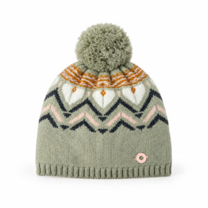 Bonnet à pompon Kari Traa Sunday Beanie femme vert sauge taille TU