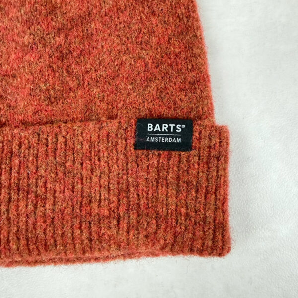 Bonnet en maille Barts unisexe rouille taille TU — vue 5