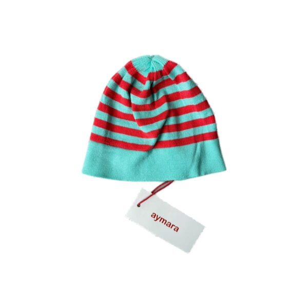 Bonnet en maille Aymara Marin unisexe aqua taille XS