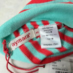 Bonnet en maille Aymara Marin unisexe aqua taille XS — vue 3