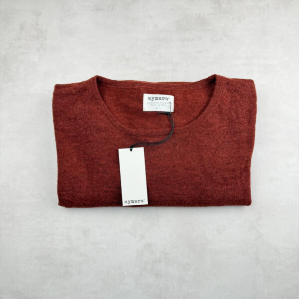 Pull à manches longues Aymara Rita femme bordeaux taille 38 (S) — vue 2