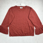 Pull à manches longues Aymara Rita femme bordeaux taille 38 (S) — vue 3