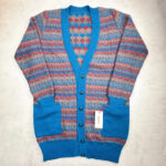 Gilet en maille boutonné Aymara Silva femme bleu taille L — vue 3