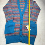 Gilet en maille boutonné Aymara Silva femme bleu taille L — vue 8