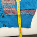 Gilet en maille boutonné Aymara Silva femme bleu taille L — vue 9