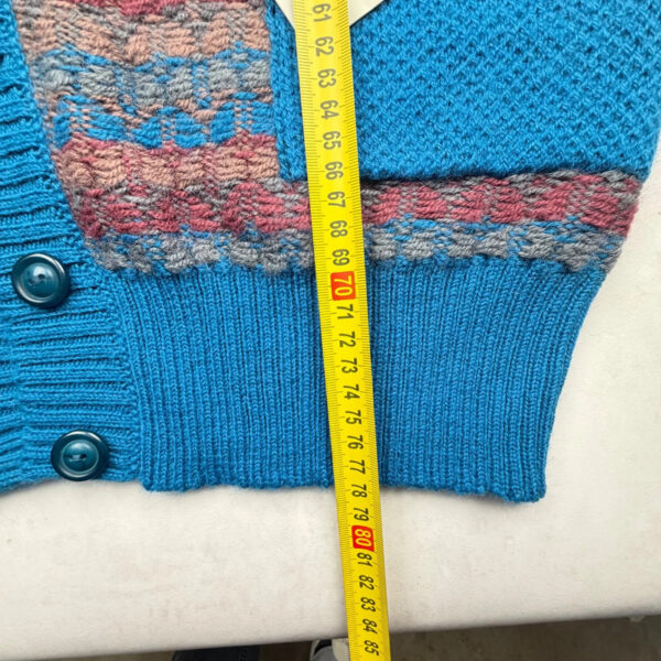 Gilet en maille boutonné Aymara Silva femme bleu taille L — vue 9