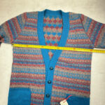 Gilet en maille boutonné Aymara Silva femme bleu taille L — vue 10