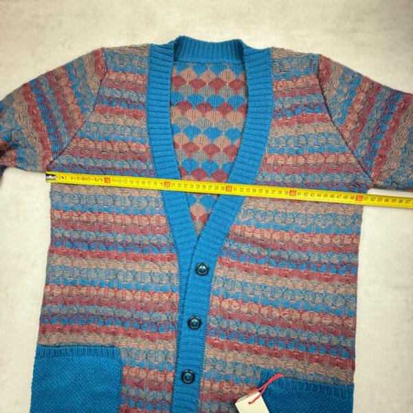 Gilet en maille boutonné Aymara Silva femme bleu taille L — vue 10