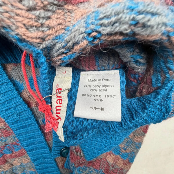 Gilet en maille boutonné Aymara Silva femme bleu taille L — vue 14