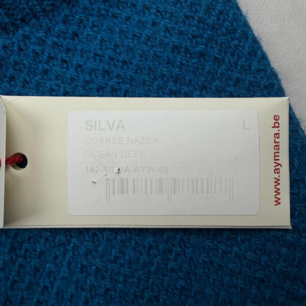 Gilet en maille boutonné Aymara Silva femme bleu taille L — vue 15