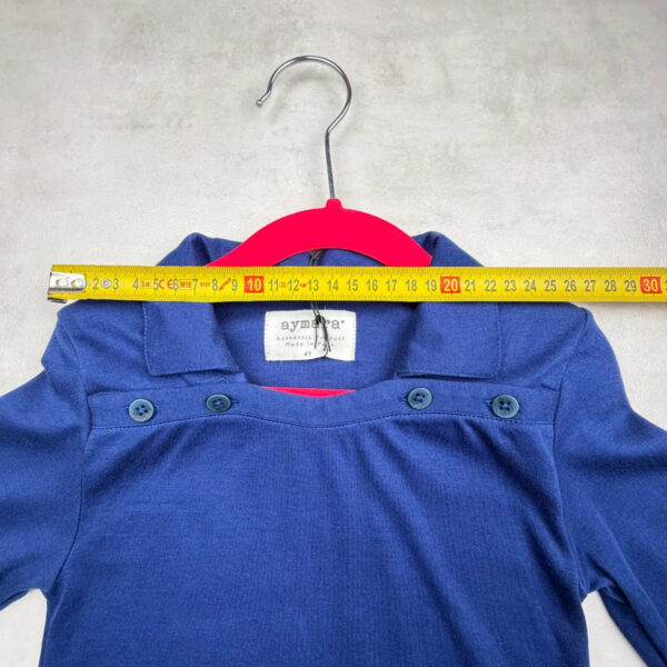 Haut à manches longues enfant Aymara bleu roi taille 4 ans — vue 9