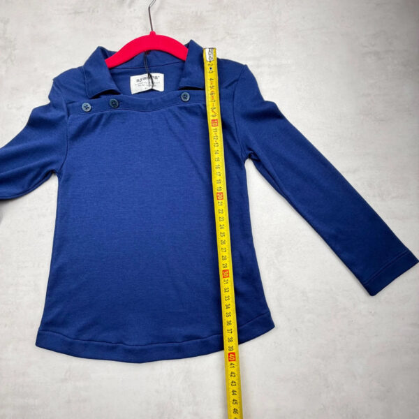 Haut à manches longues enfant Aymara bleu roi taille 4 ans — vue 10