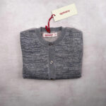 Gilet enfant Aymara Lilla unisexe gris chiné métallisé taille 4 ans — vue 2