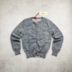 Gilet enfant Aymara Lilla unisexe gris chiné métallisé taille 4 ans — vue 3