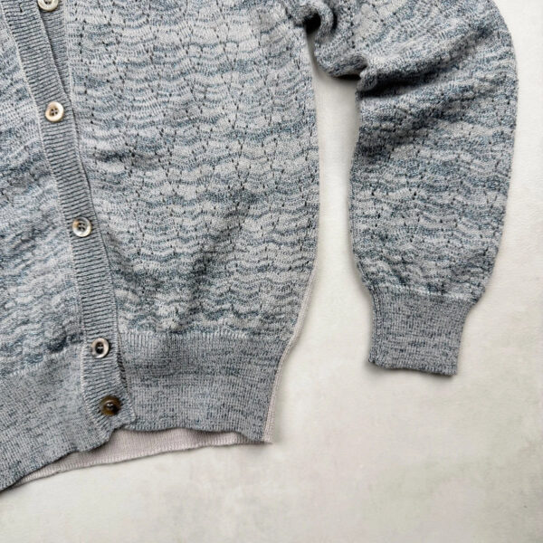 Gilet enfant Aymara Lilla unisexe gris chiné métallisé taille 4 ans — vue 4