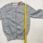 Gilet enfant Aymara Lilla unisexe gris chiné métallisé taille 4 ans — vue 10