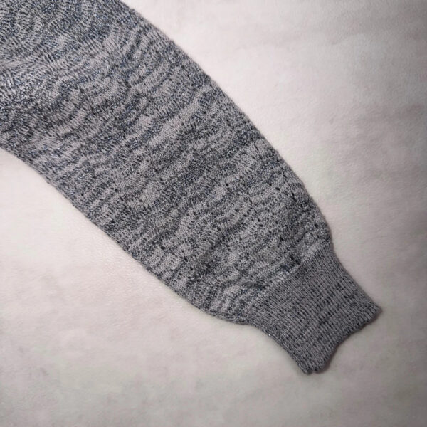 Gilet enfant Aymara Lilla unisexe gris chiné métallisé taille 4 ans — vue 17