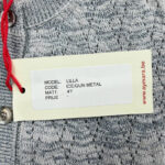 Gilet enfant Aymara Lilla unisexe gris chiné métallisé taille 4 ans — vue 20