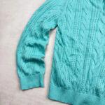 Pull à col rond enfant Aymara Nele turquoise taille 116 — vue 6