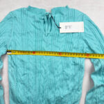 Pull à col rond enfant Aymara Nele turquoise taille 116 — vue 8