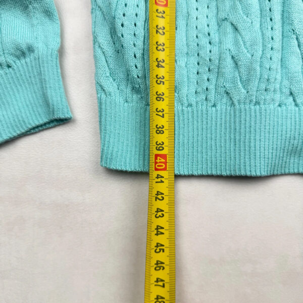 Pull à col rond enfant Aymara Nele turquoise taille 116 — vue 11