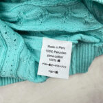 Pull à col rond enfant Aymara Nele turquoise taille 116 — vue 14