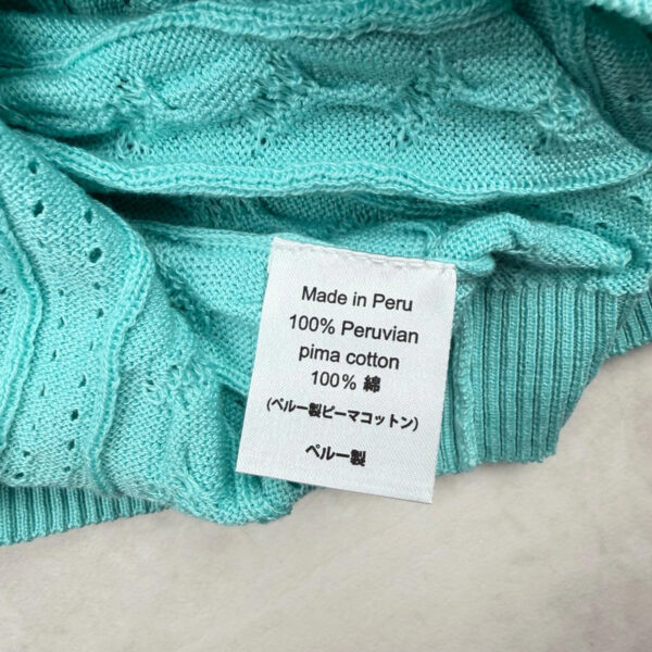 Pull à col rond enfant Aymara Nele turquoise taille 116 — vue 14