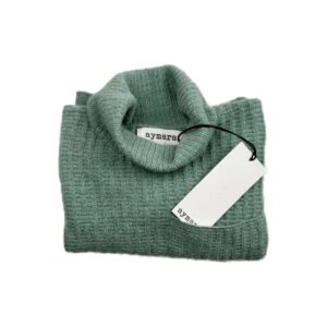 Pull à col roulé enfant Aymara Duncan unisexe vert aqua taille 2 ans (2Y)