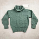Pull à col roulé enfant Aymara Duncan unisexe vert aqua taille 2 ans (2Y) — vue 8