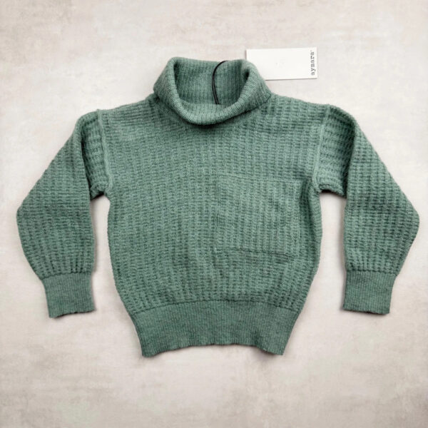 Pull à col roulé enfant Aymara Duncan unisexe vert aqua taille 2 ans (2Y) — vue 8