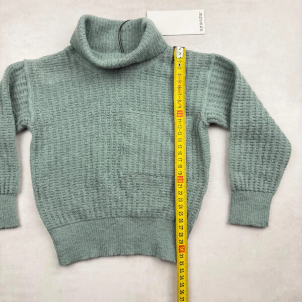 Pull à col roulé enfant Aymara Duncan unisexe vert aqua taille 2 ans (2Y) — vue 9
