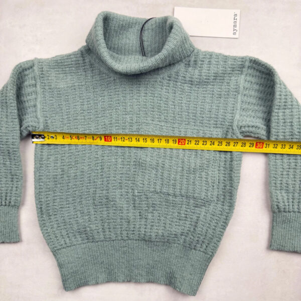 Pull à col roulé enfant Aymara Duncan unisexe vert aqua taille 2 ans (2Y) — vue 11