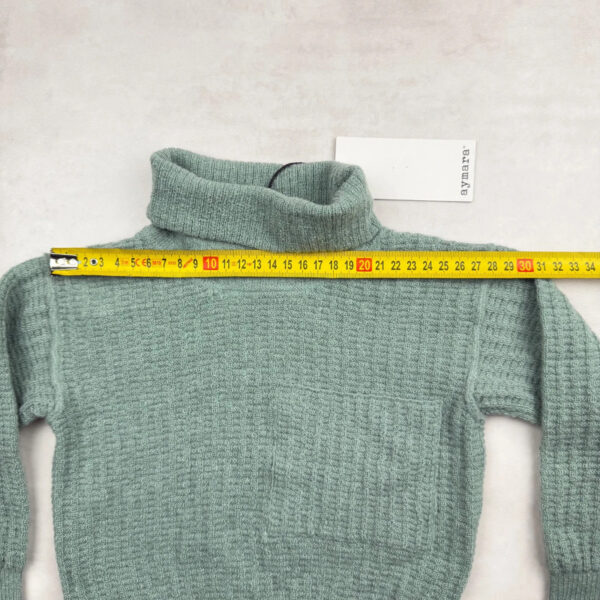 Pull à col roulé enfant Aymara Duncan unisexe vert aqua taille 2 ans (2Y) — vue 13