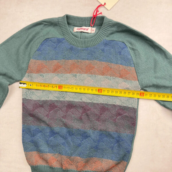Pull enfant Aymara Fernando unisexe vert taille 4 ans — vue 9