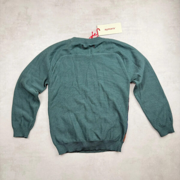 Pull enfant Aymara Fernando unisexe vert taille 4 ans — vue 15