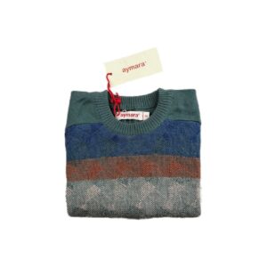 Pull enfant Aymara Fernando unisexe vert taille 4 ans
