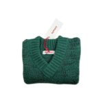 Pull enfant Aymara Salvador vert chiné taille 4 ans