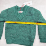 Pull enfant Aymara Salvador vert chiné taille 4 ans — vue 6