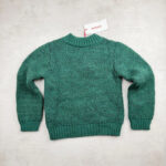 Pull enfant Aymara Salvador vert chiné taille 4 ans — vue 14