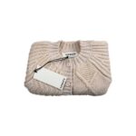 Gilet en maille bébé Aymara beige/jaune moutarde taille 2 ans