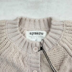 Gilet en maille bébé Aymara beige/jaune moutarde taille 2 ans — vue 5