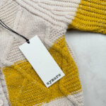 Gilet en maille bébé Aymara beige/jaune moutarde taille 2 ans — vue 6