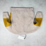 Gilet en maille bébé Aymara beige/jaune moutarde taille 2 ans — vue 13