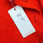 Poncho enfant Aymara rouge taille 4 ans — vue 9