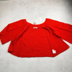 Poncho enfant Aymara rouge taille 4 ans — vue 10